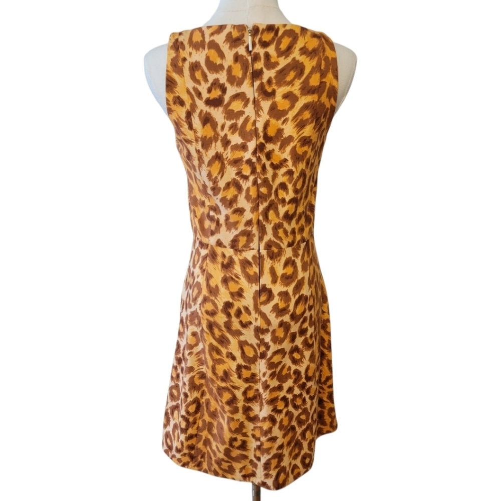 Kate Spade Cheetah‎ Print Sleeveless Dress Size Small - Picture 5 of 6